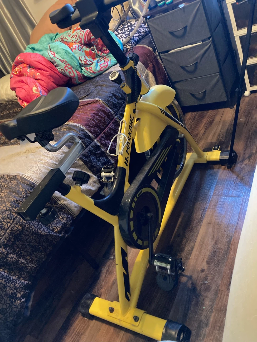 MAXKARE Yellow Spin Bike - photo 3