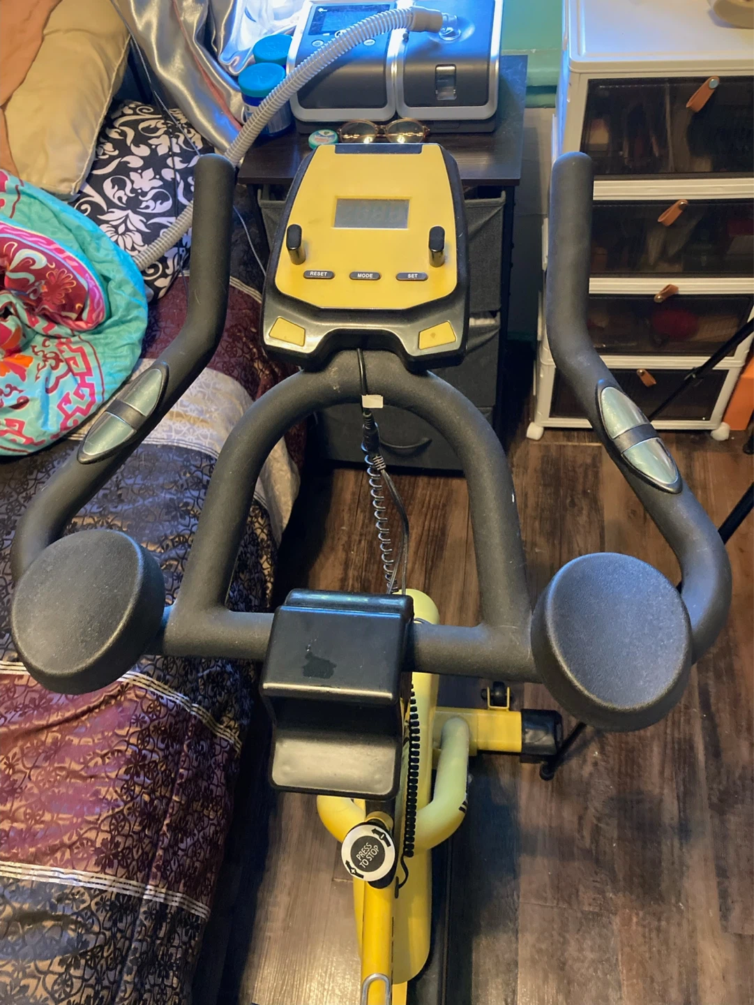 MAXKARE Yellow Spin Bike - photo 2