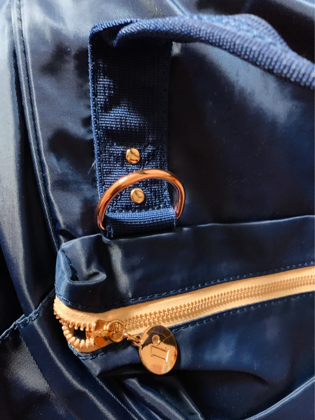 Blue Quilted Backpack - photo 4