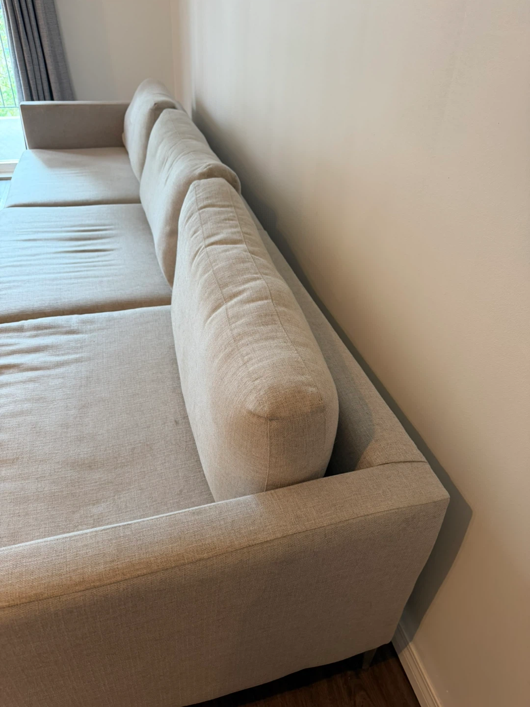 Light Grey Sectional Sofa - photo 2