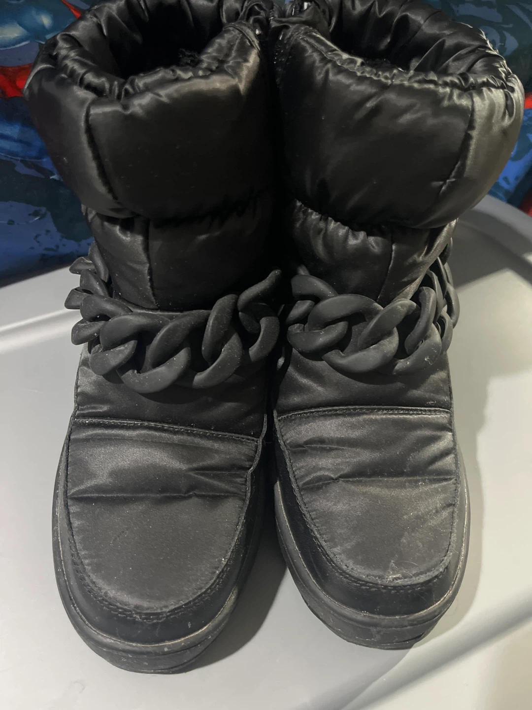 ARTICA Black Puffer Boots - Size 3 - photo 2