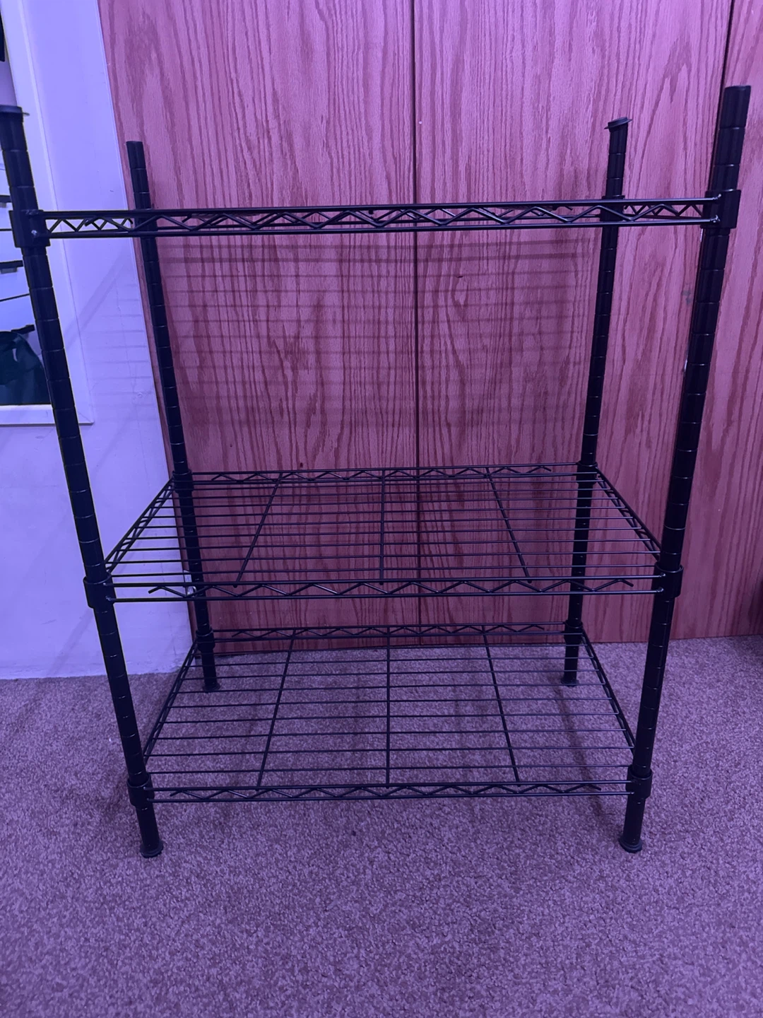 Black Wire Shelving Unit