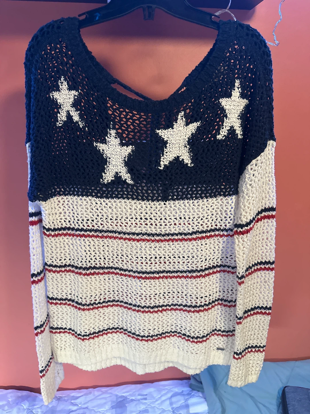 Hollister Women's Star Knit Sweater
