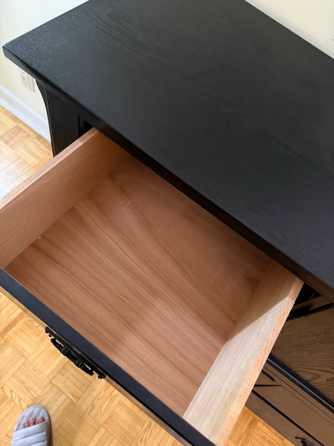 black wooden dresser with 9 drawers - photo 4