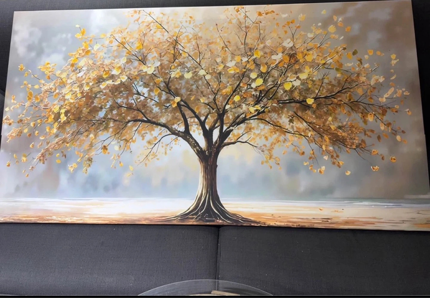 Canvas Wall Art Painting of a Tree - photo 2