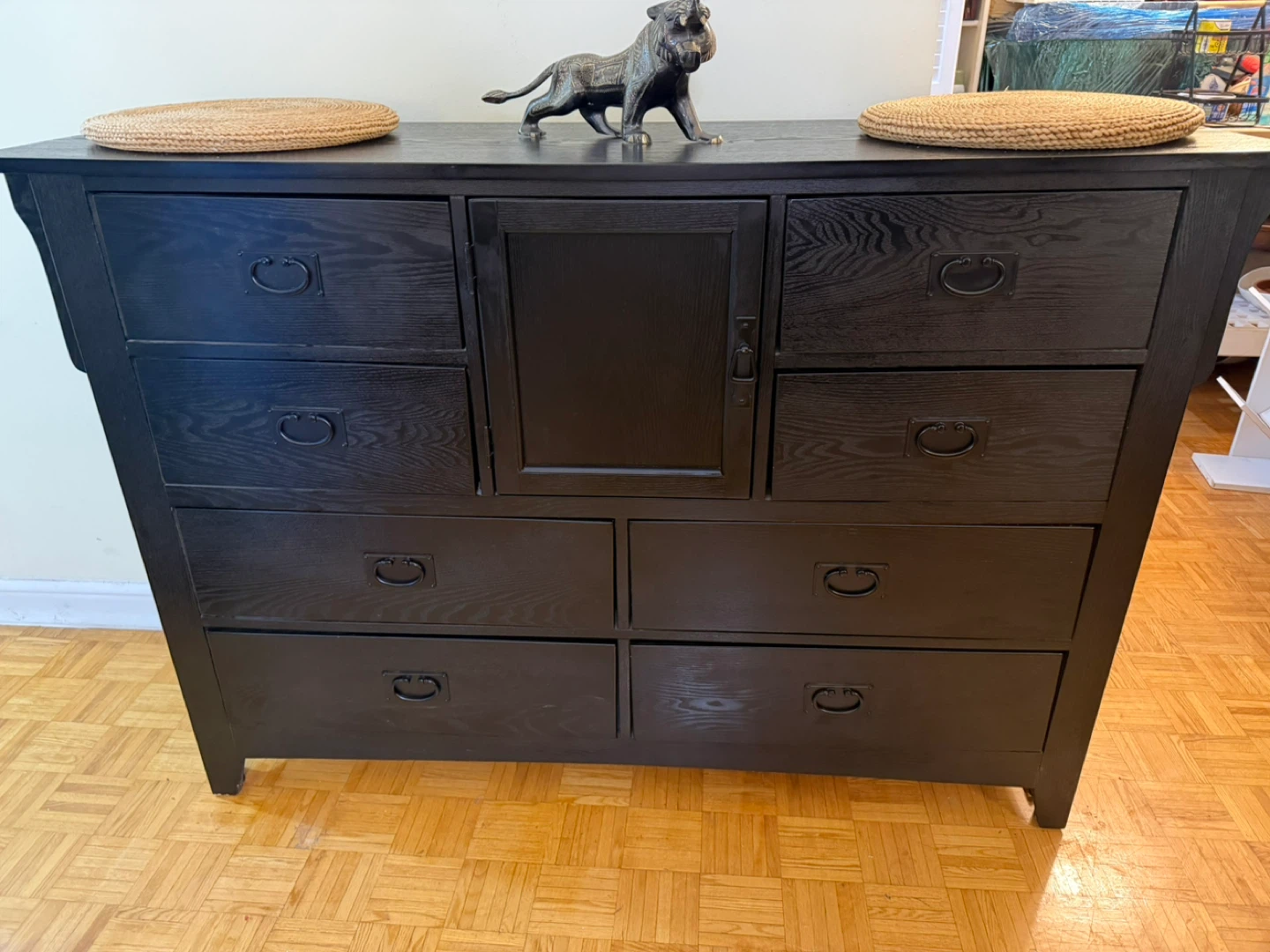 Black 9-Drawer Dresser - photo 2