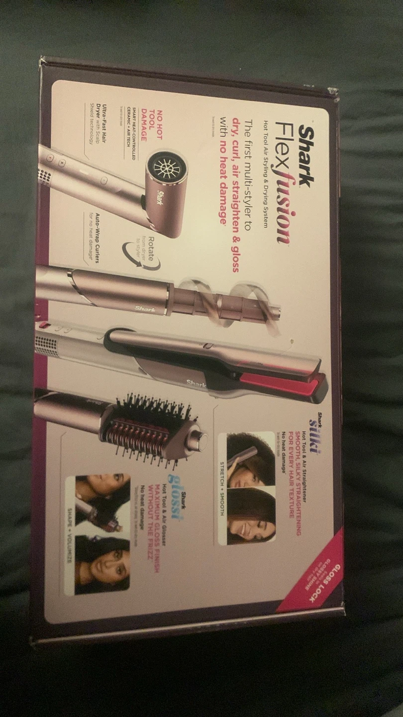 Shark FlexFusion Hair Straightener & Powerful Hair Dryer