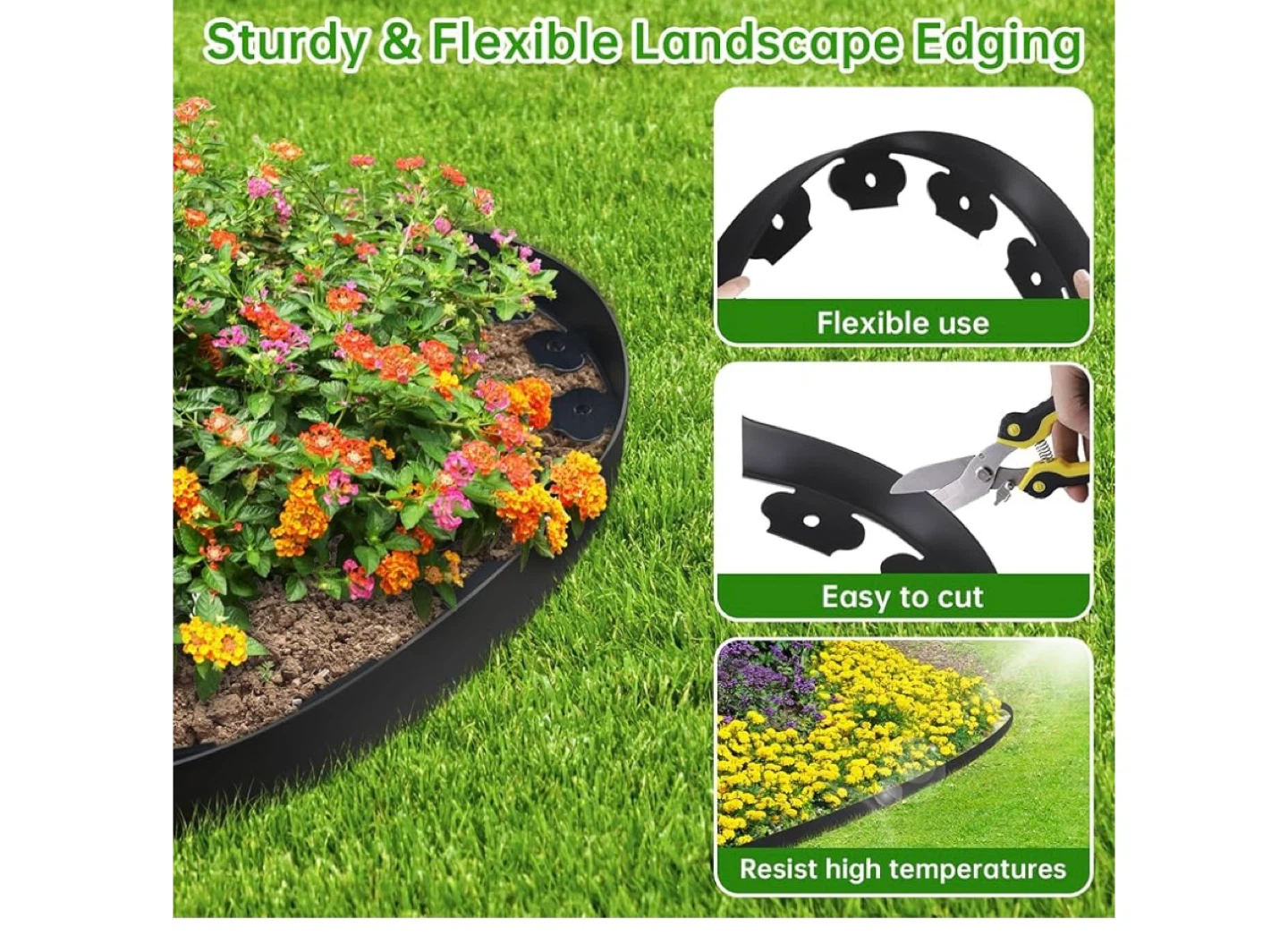 TOCGAID 80FT Landscape Edging Border Kit