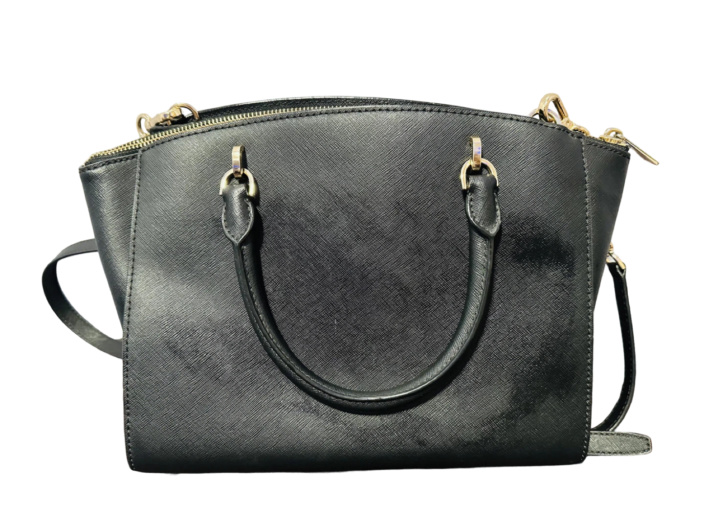 Michael Kors Black Leather Satchel Handbag - photo 3