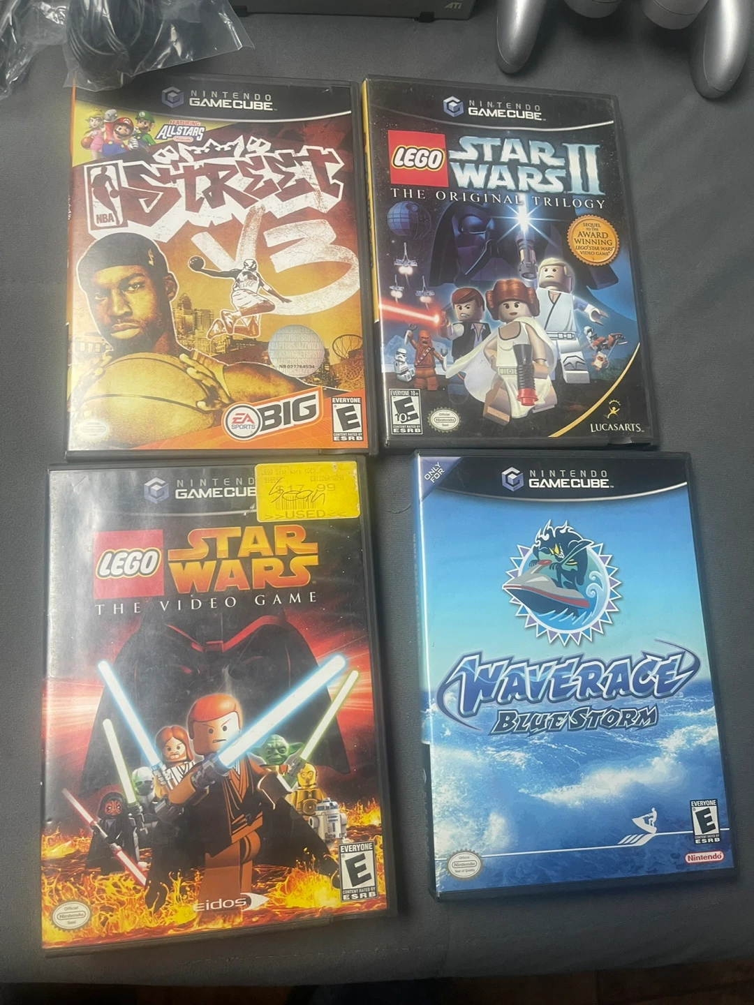 Nintendo GameCube Silver Console Bundle with 4 Games - photo 3