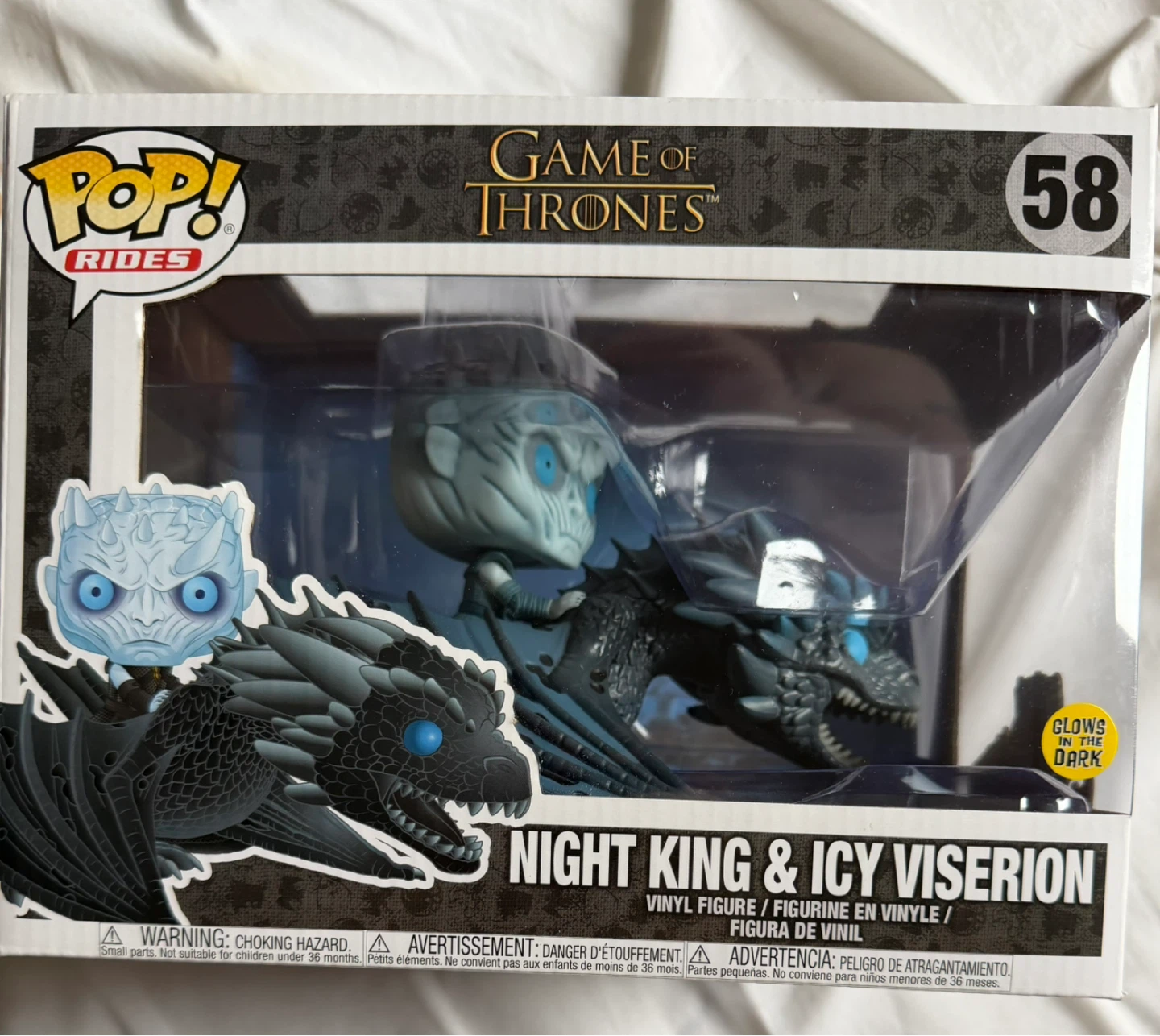 Game of thrones night king & icy viserion Funko Pop