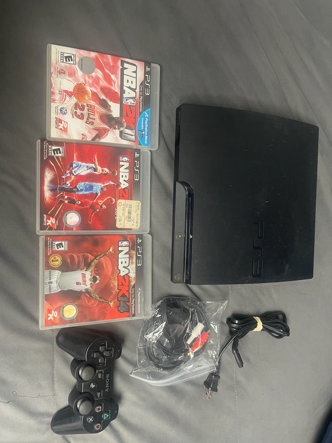 Sony PlayStation 3 Console Bundle with 3 Games & Controller