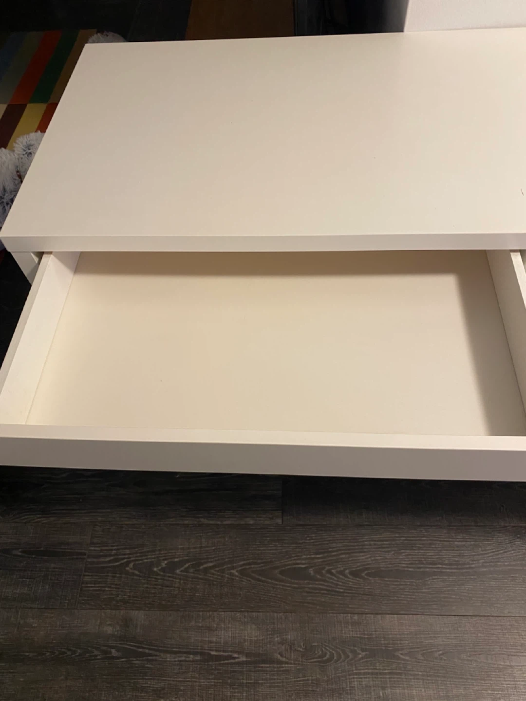 Ikea Micke White Desk with Drawer - photo 5