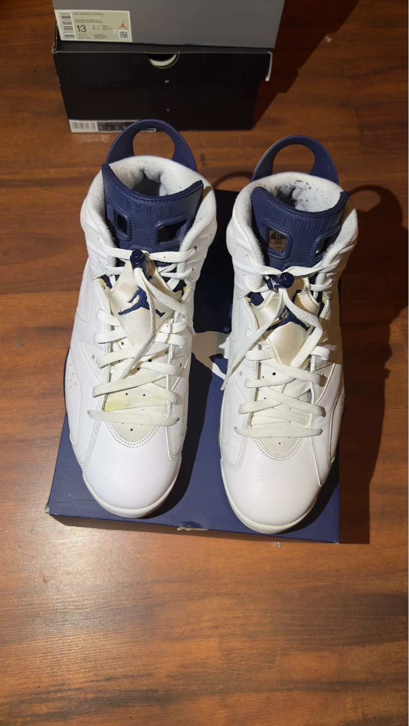 Air Jordan 6 Retro Midnight Navy Size 13