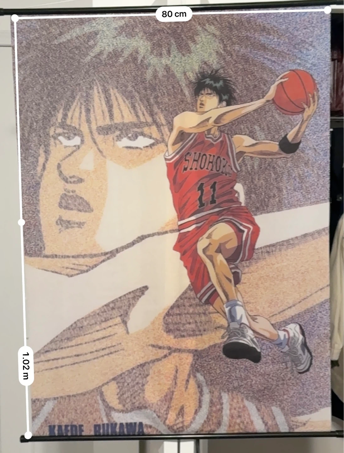 Slam Dunk Kaede Rukawa Anime Wall Scroll