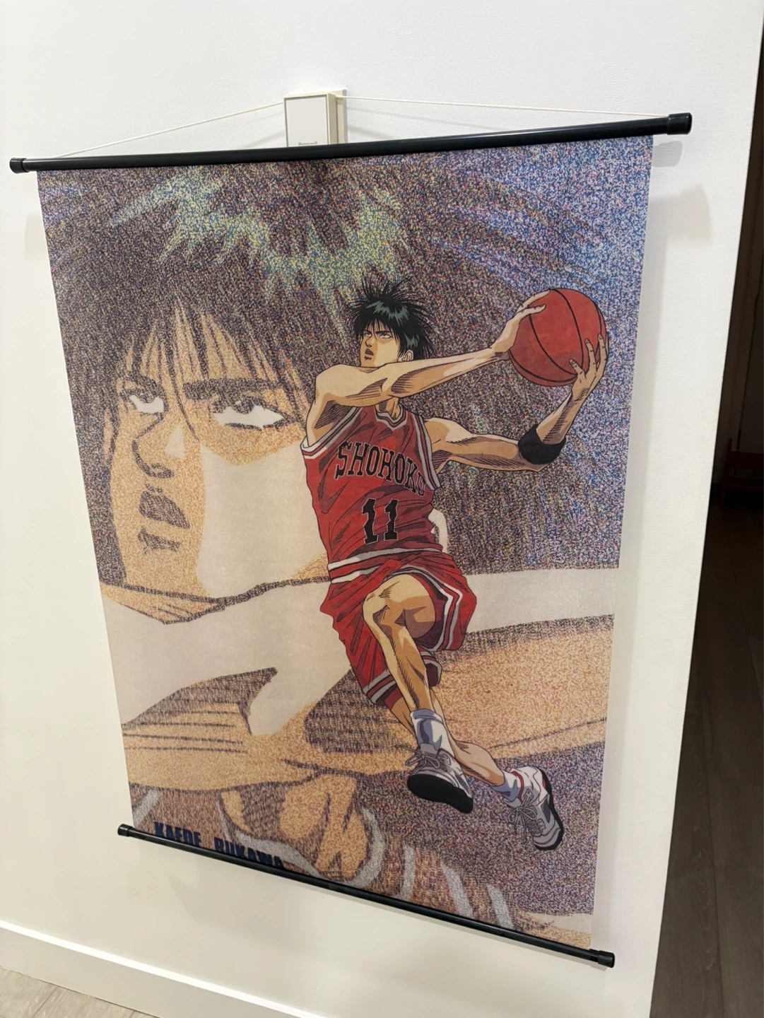 Slam Dunk Kaede Rukawa Anime Wall Scroll - photo 2