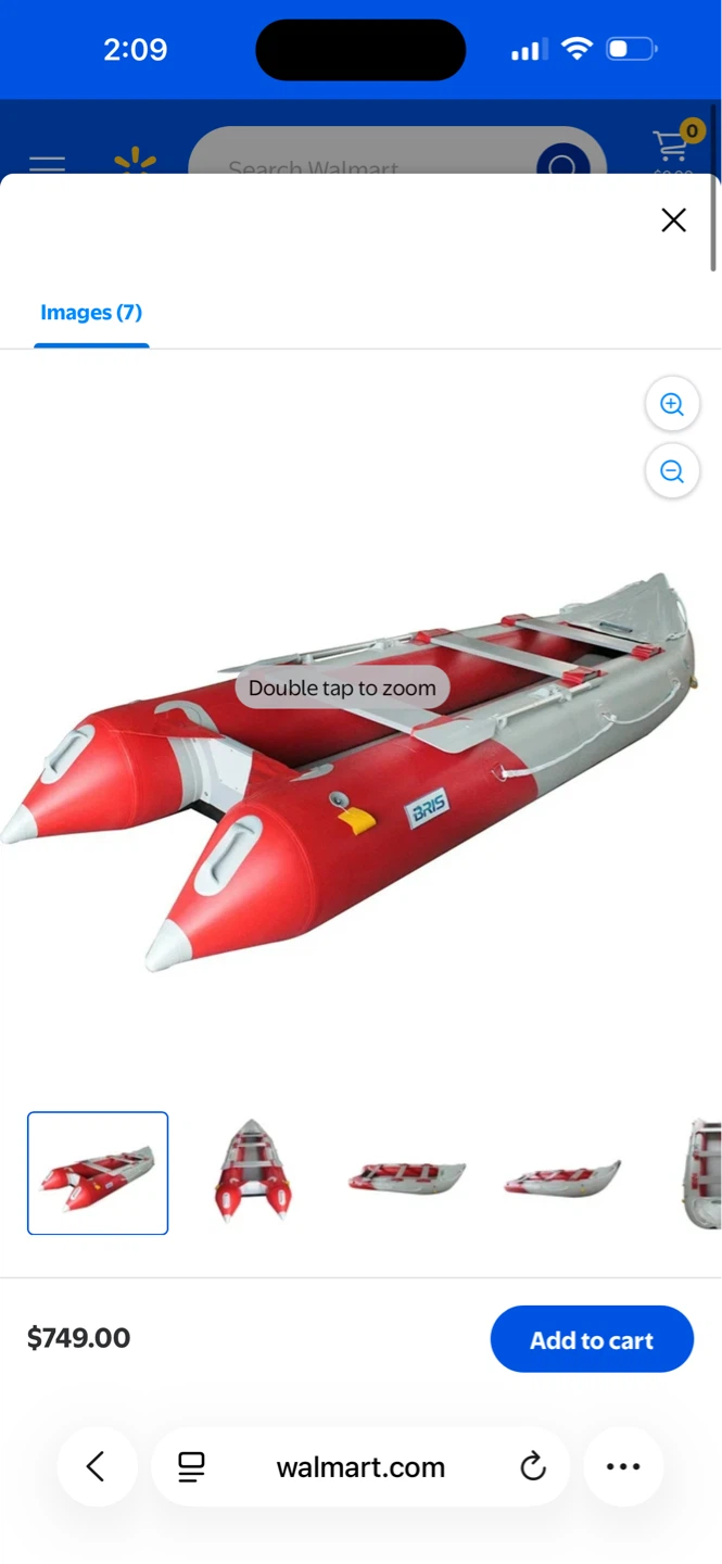 BRIS Inflatable Boat 14.1 foot
