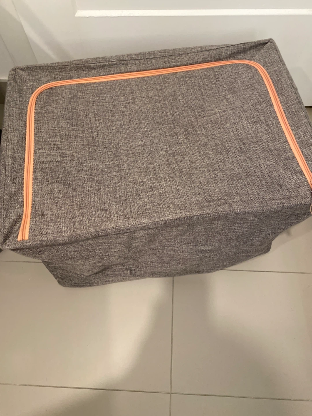 Gray Storage Bin with Clear Window - photo 5