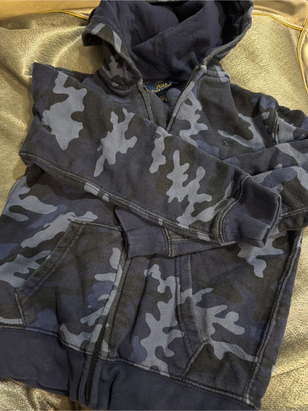 Polo Camo Hoodie & Zara Sweatshirt Size 8 & 7 - photo 2