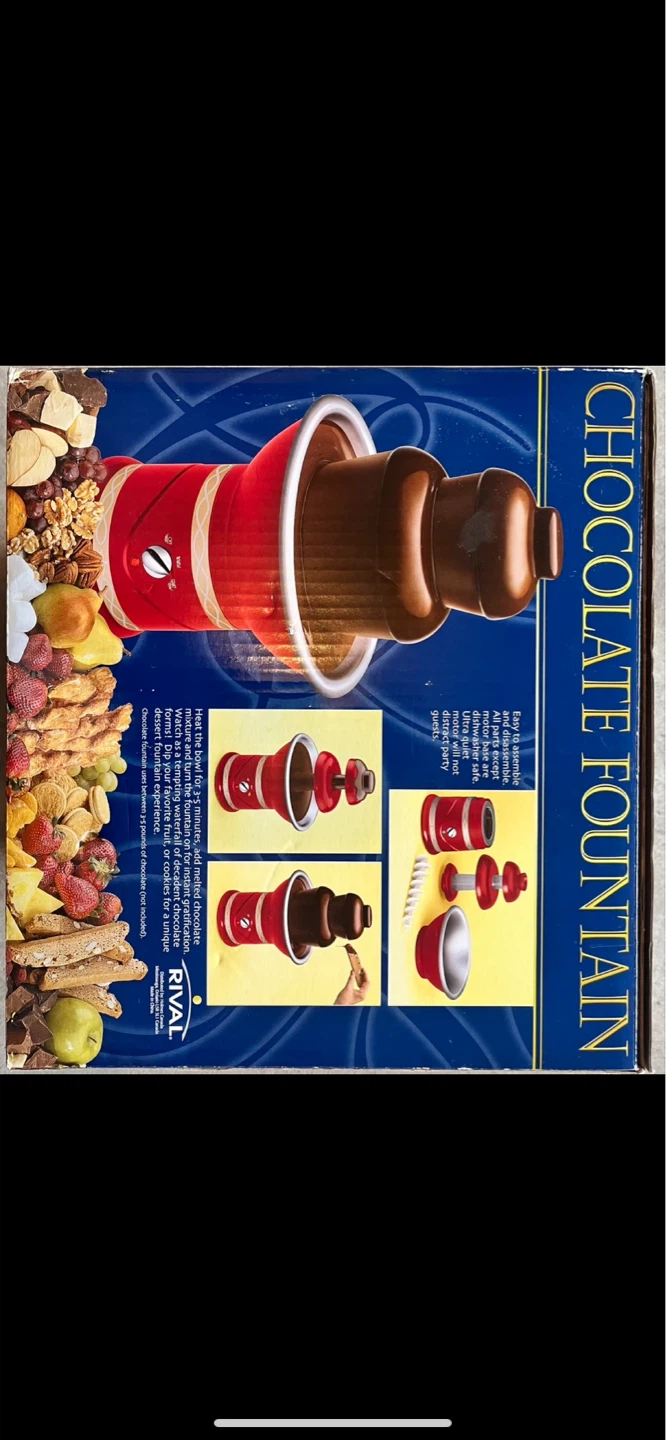 Rival brand, the ultimate chocolate fountain