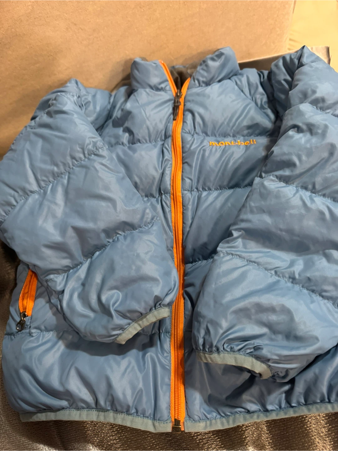 Montbell Kids Puffer Jacket - Blue - Size 120
