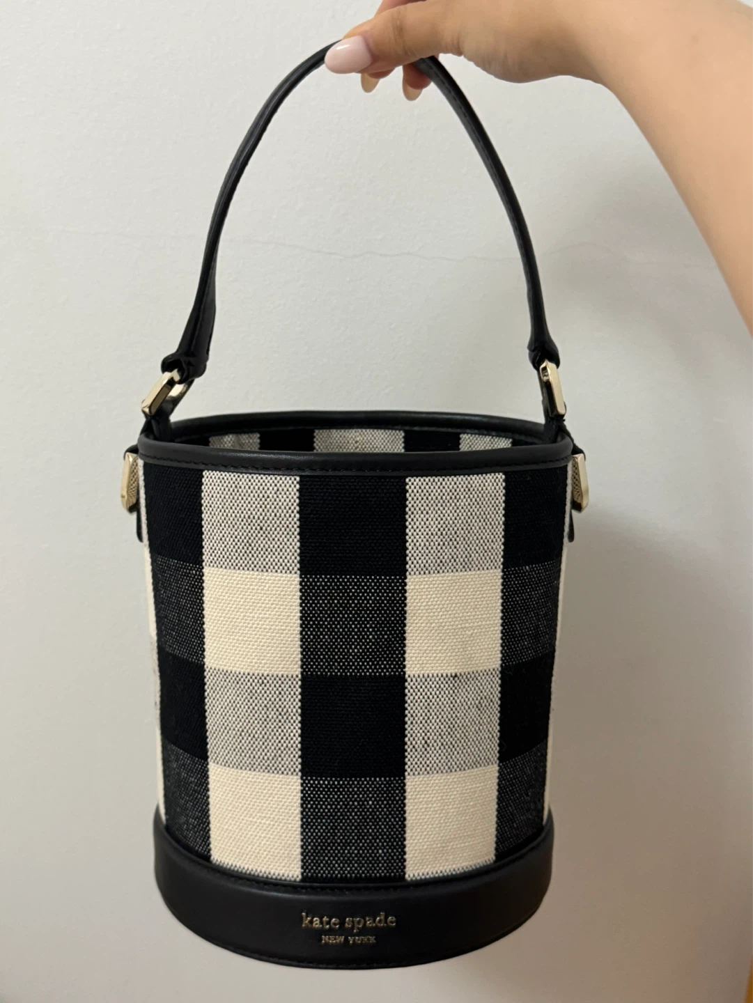 Kate Spade Picnic Gingham Small Bucket Bag - photo 5