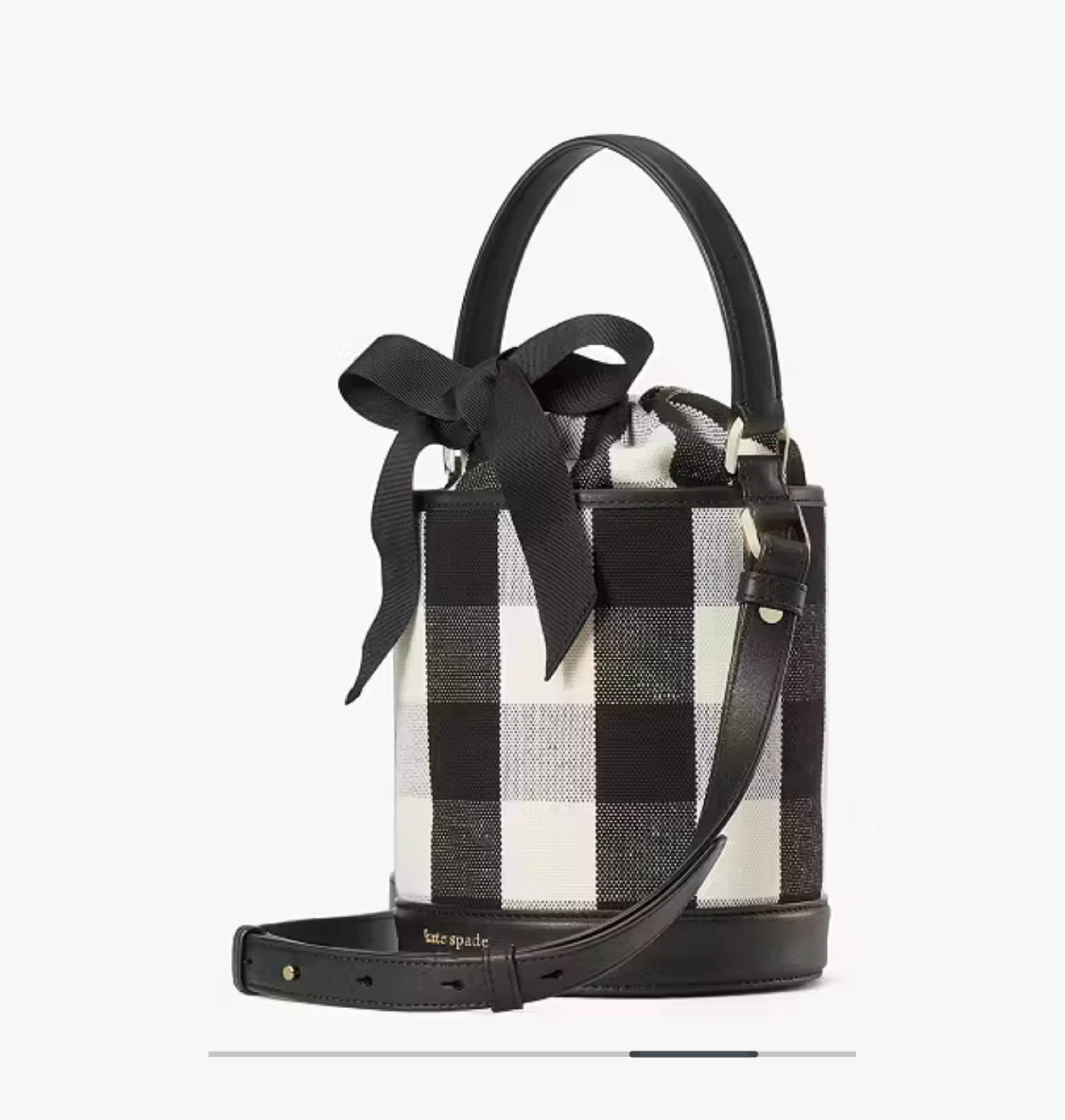 Kate Spade Picnic Gingham Small Bucket Bag - photo 2