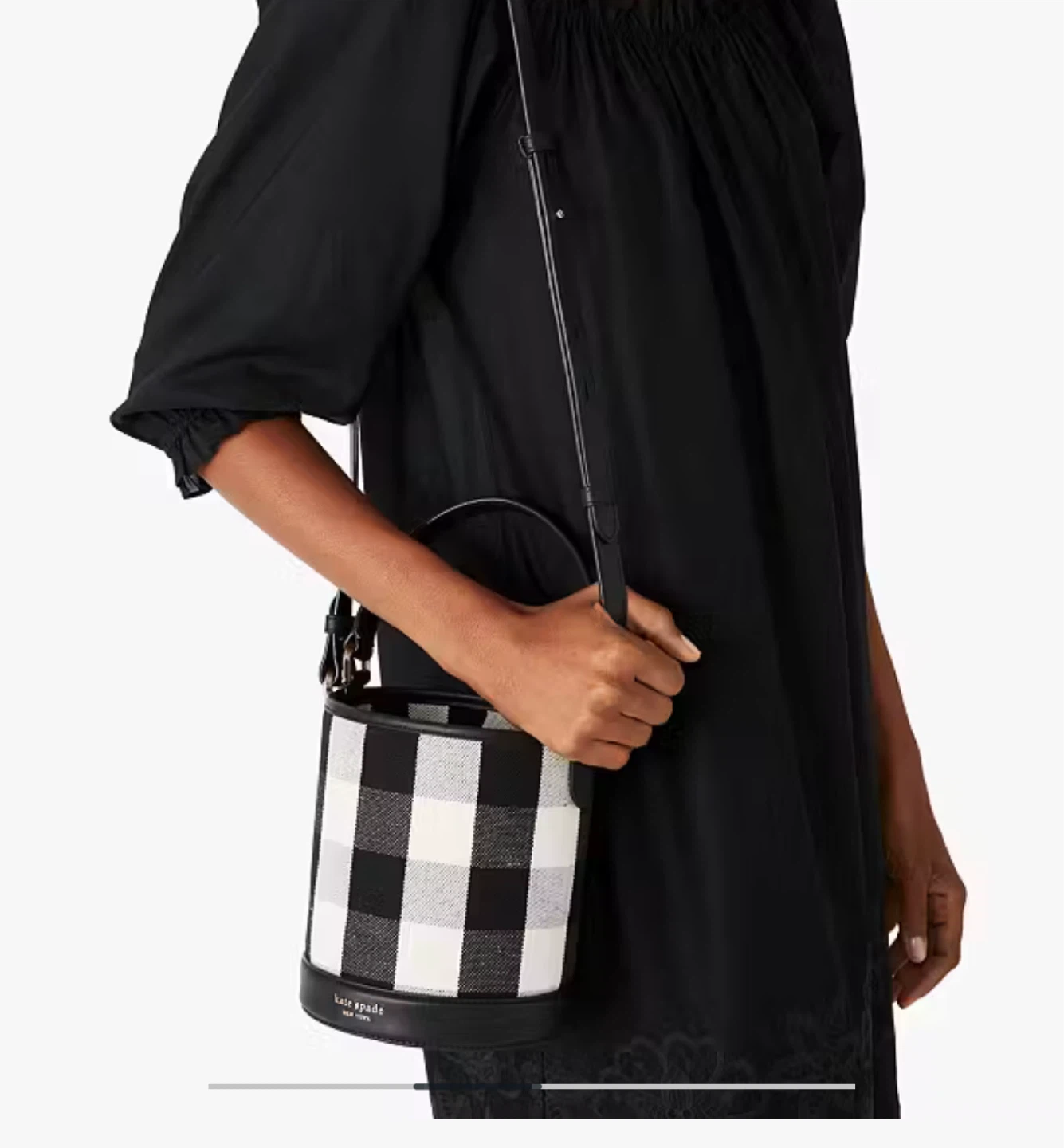 Kate Spade Picnic Gingham Small Bucket Bag - photo 3