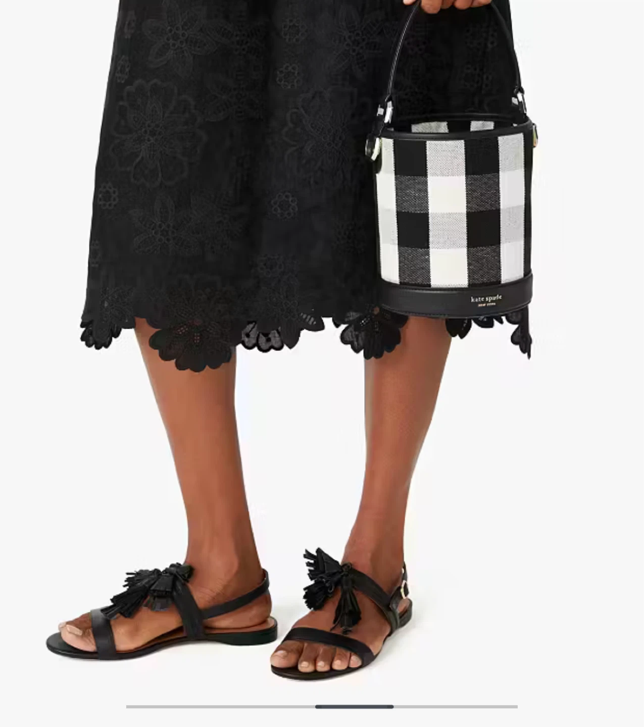 Kate Spade Picnic Gingham Small Bucket Bag - photo 4