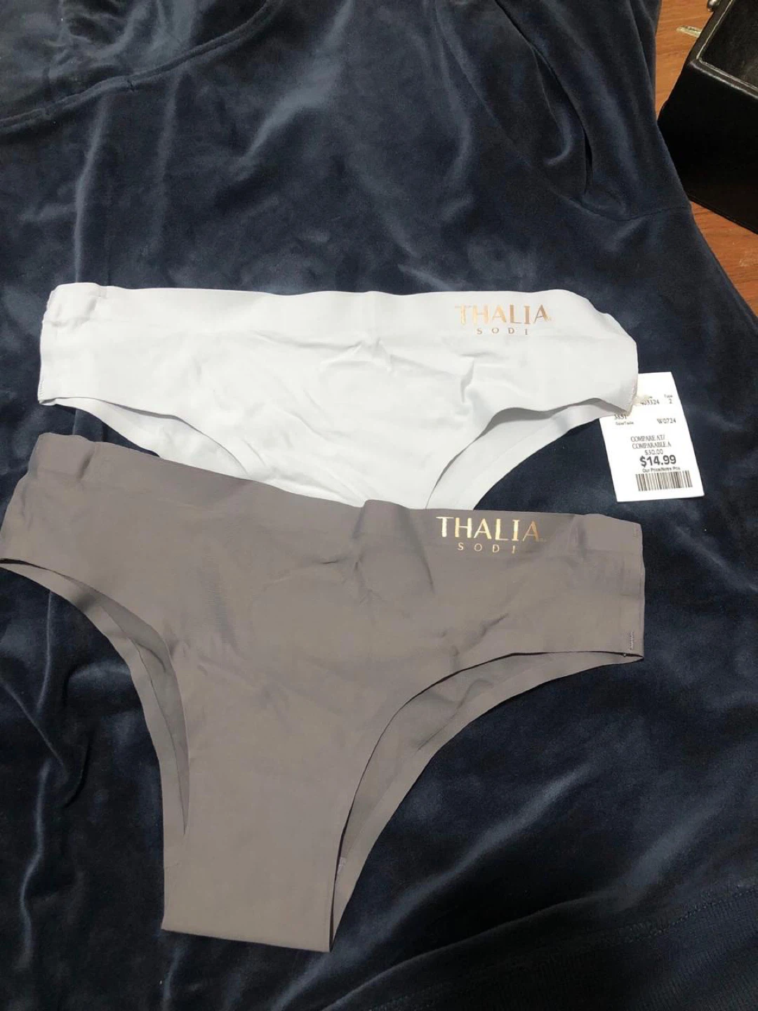 Thalia Sodi Women's Seamless Thongs (2-Pack)