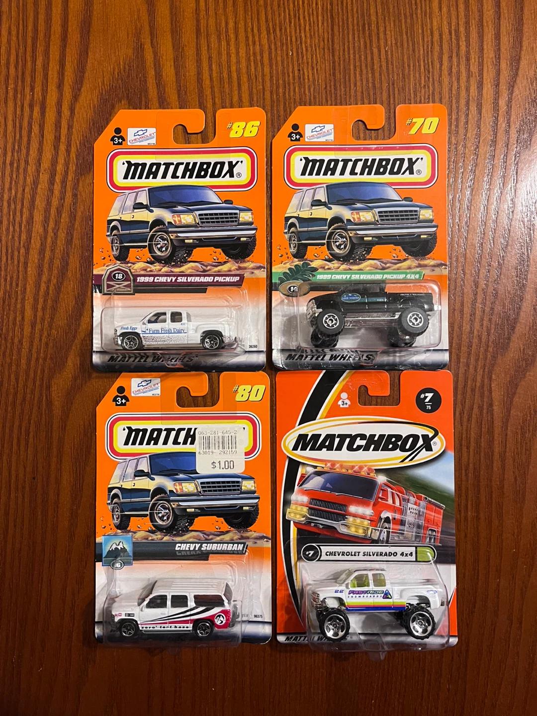 VINTAGE MATCHBOX SILVERADO & SUBURBAN (1:64 Scale diecast)