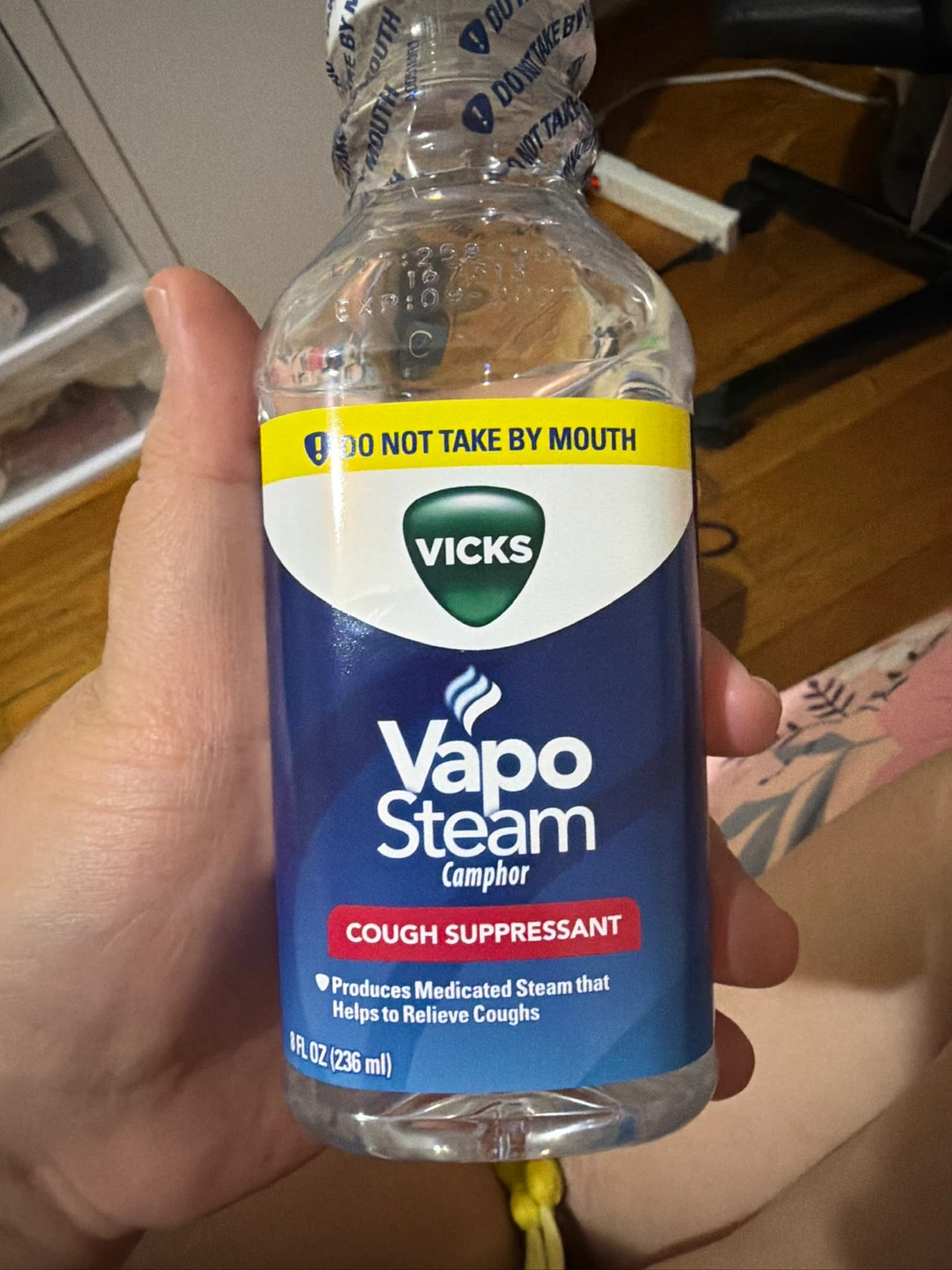 Vicks VapoSteam Camphor Cough Suppressant 8 FL OZ