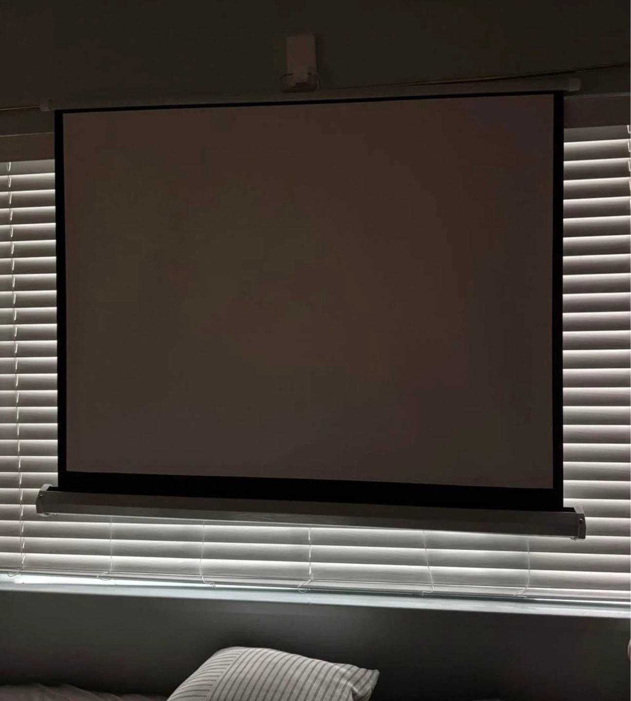 Manual Pull Down Projector Screen - photo 2
