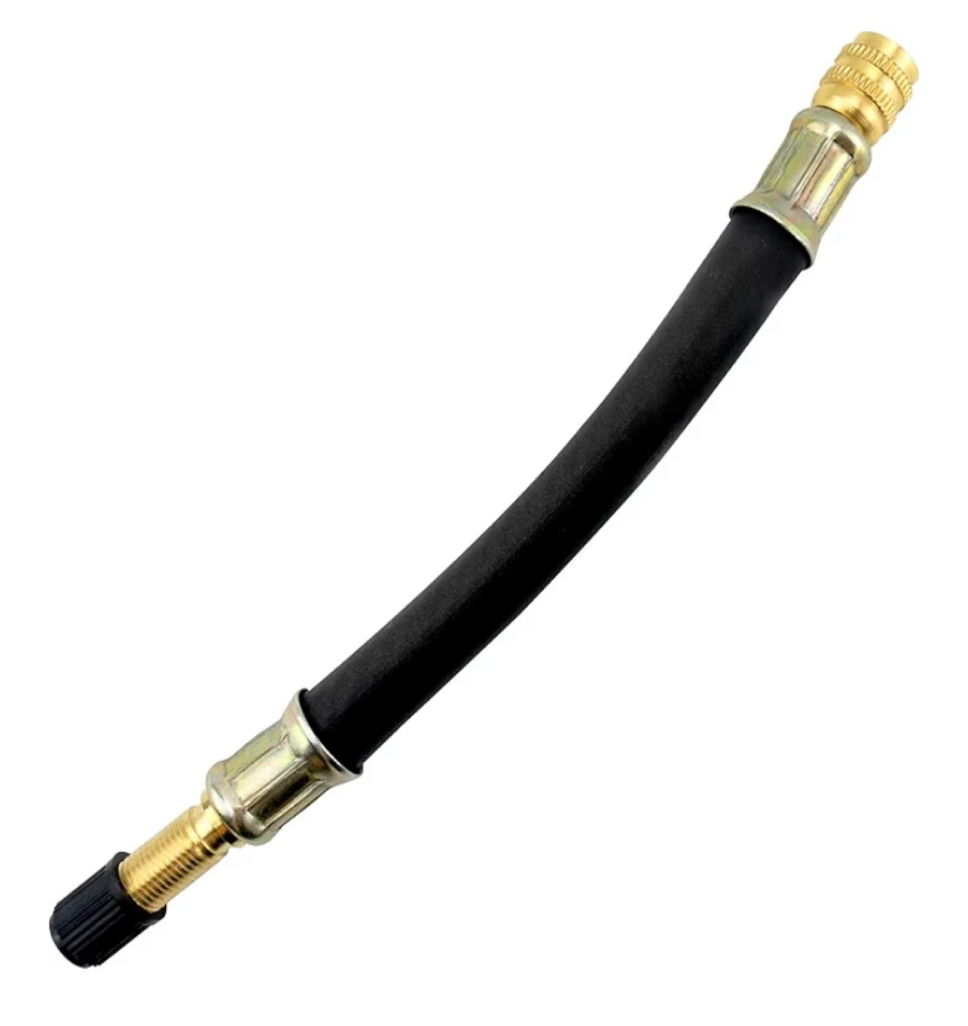 Flexible Tire Valve Extension Adapter with Cap