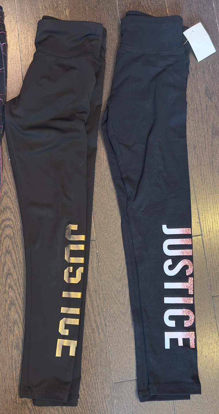 Girls Leggings Lot - Under Armour, Hurley & Justice - photo 4