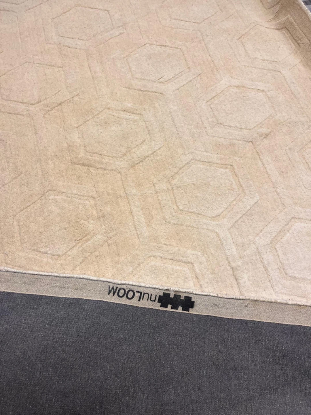 nuLOOM Chelsea Ivory 100% Wool Hand-Loomed Rug – 6' x 9' - photo 5