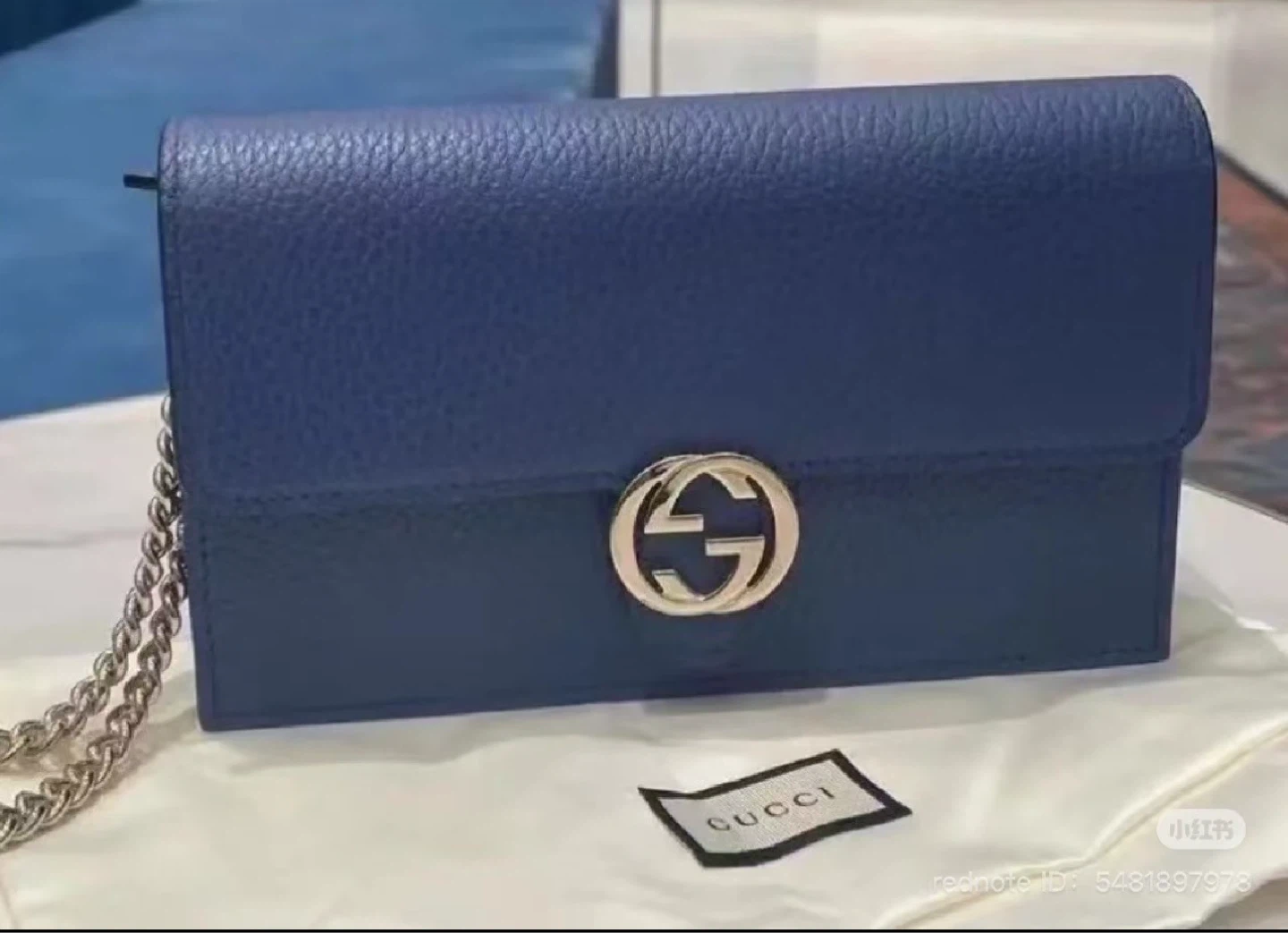 New - Gucci Interlocking G Wallet On Chain - photo 4