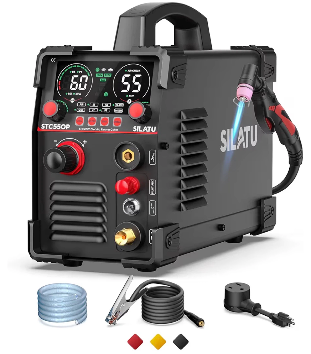 SILATU STC550P 110/220V Pilot Arc Plasma Cutter