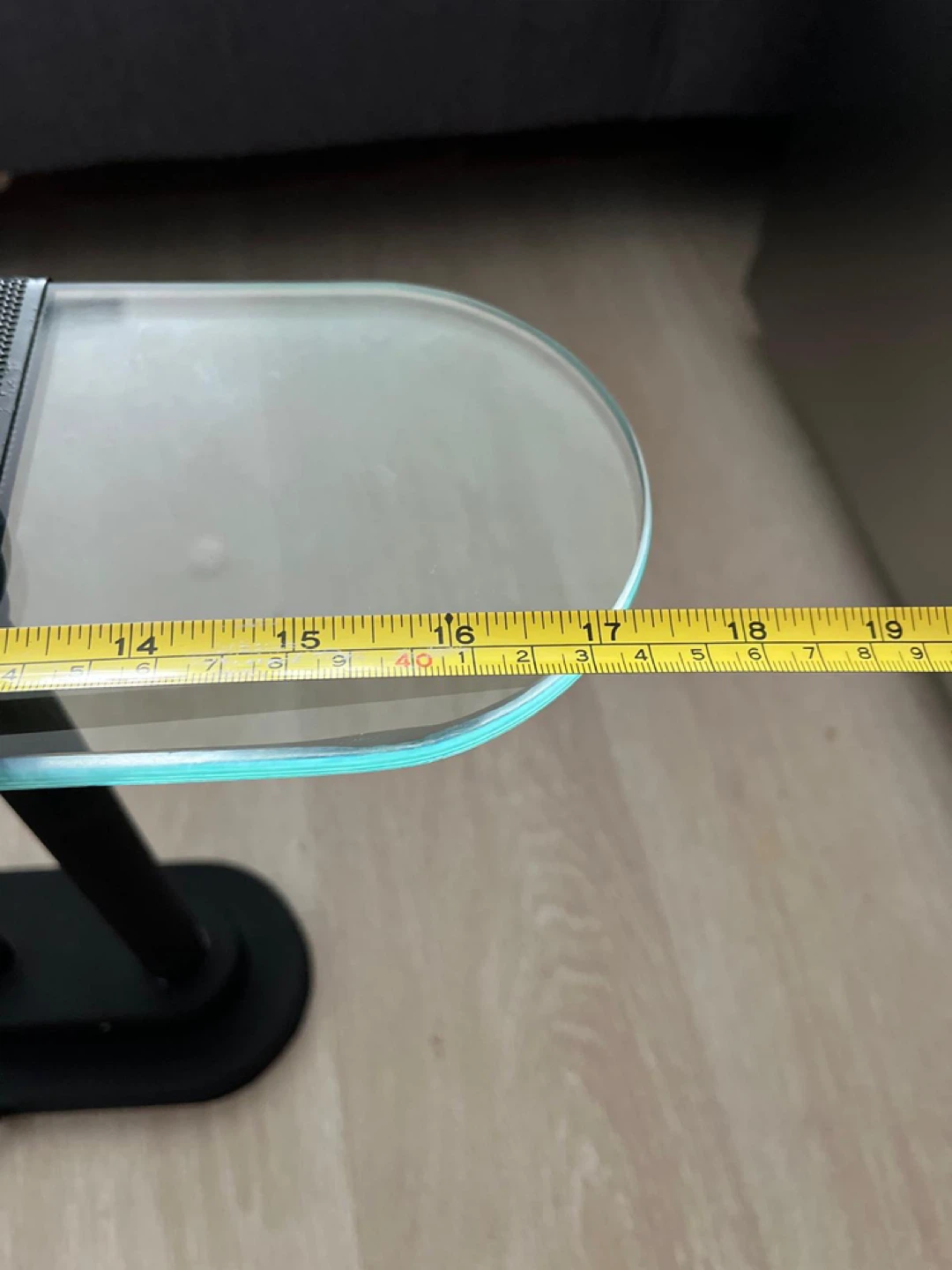 Adjustable Desk Lamp with Glass Shelf