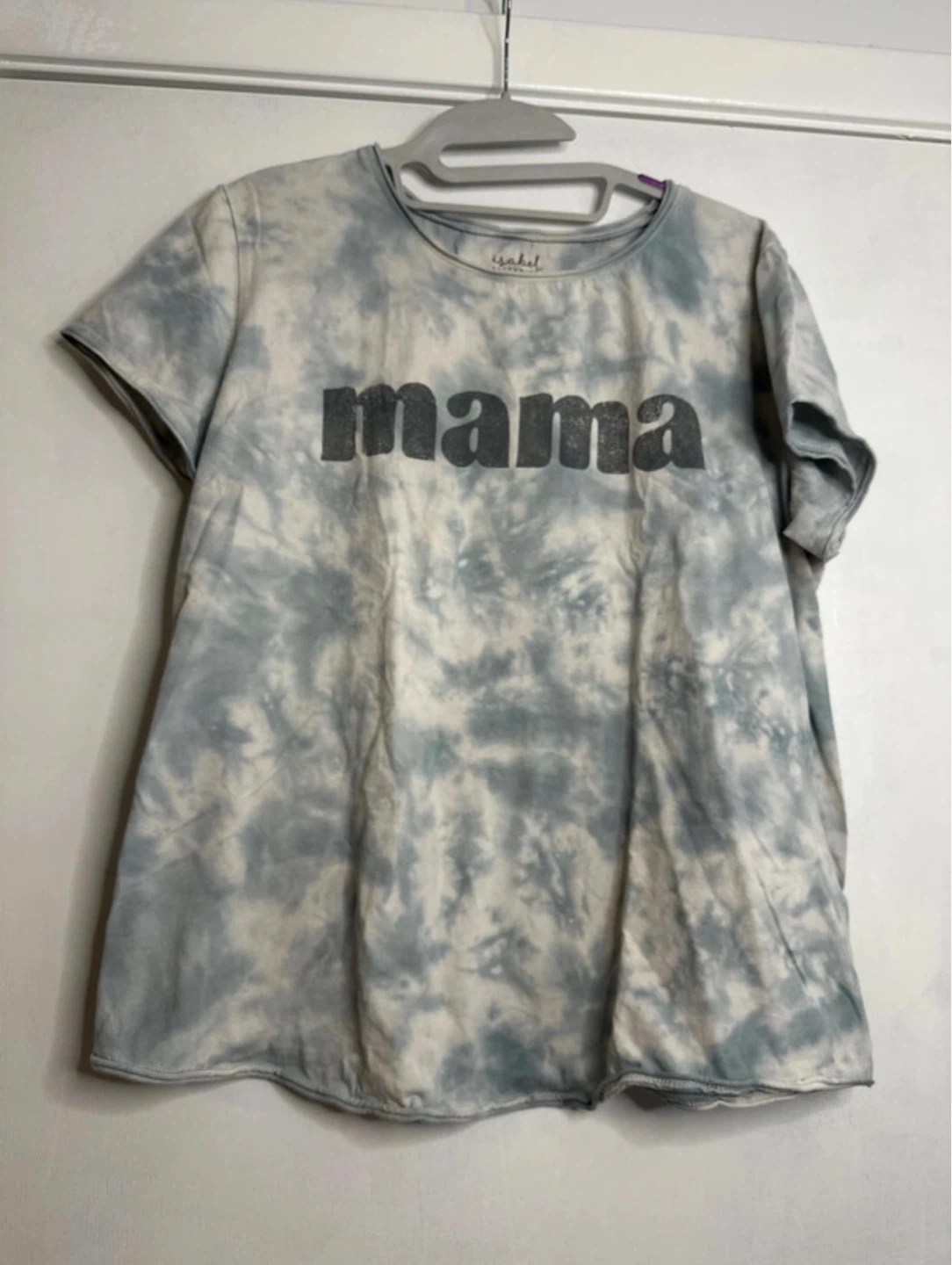 Isabel Maternity Mama Tie-Dye T-Shirt
