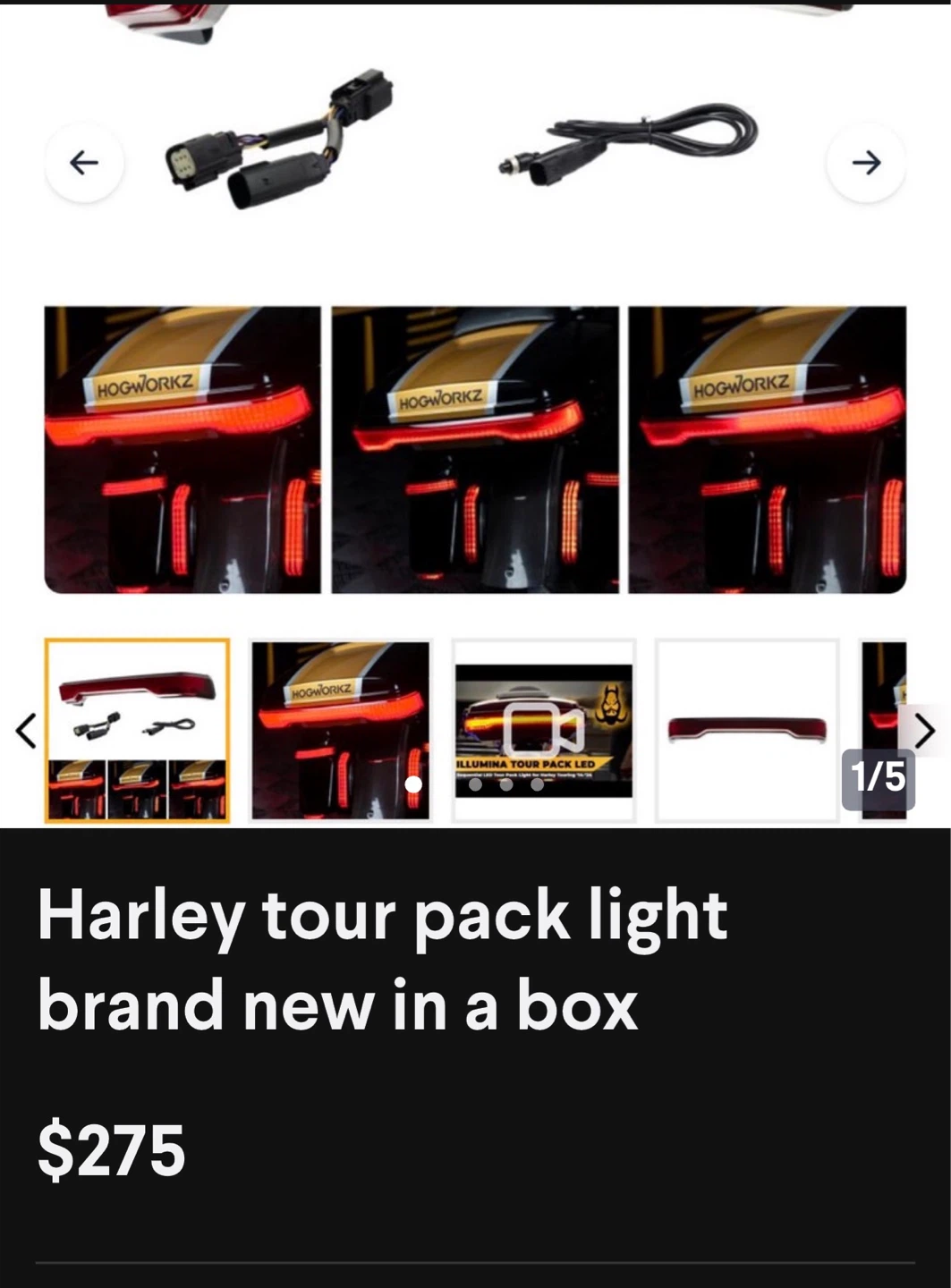 HOGWORKZ Illumina Sequential LED Tour Pack light - photo 2