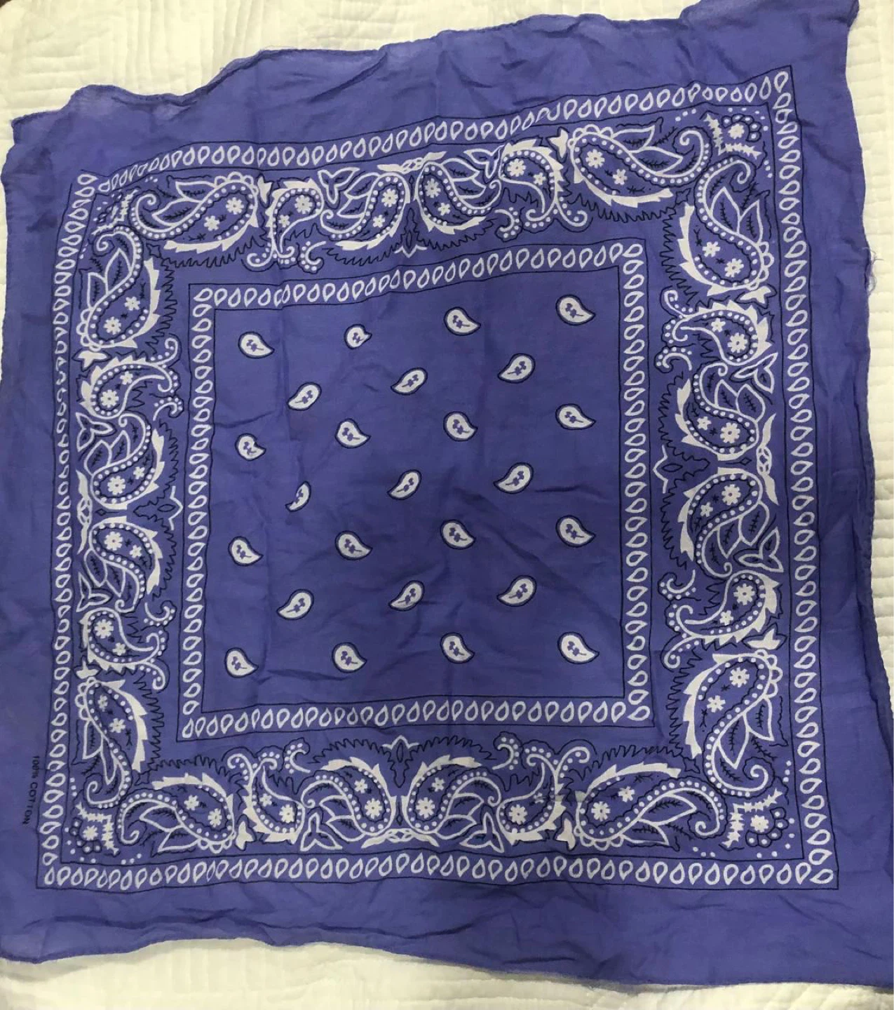 Purple Paisley Bandana - photo 2
