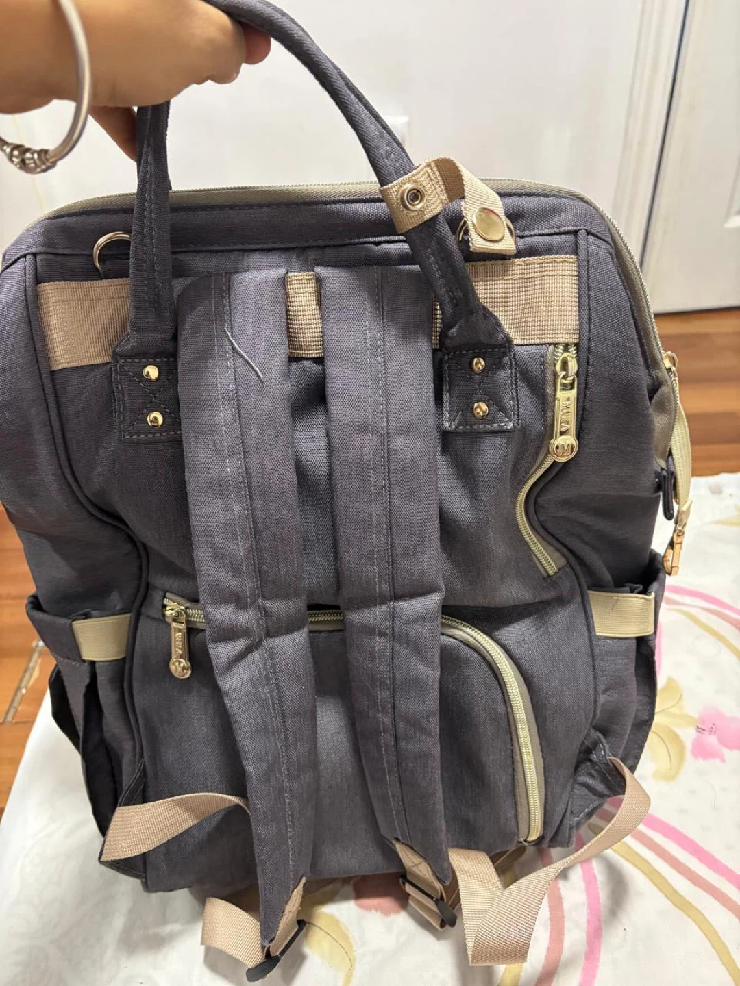 MUIFA Grey Diaper Backpack - photo 4