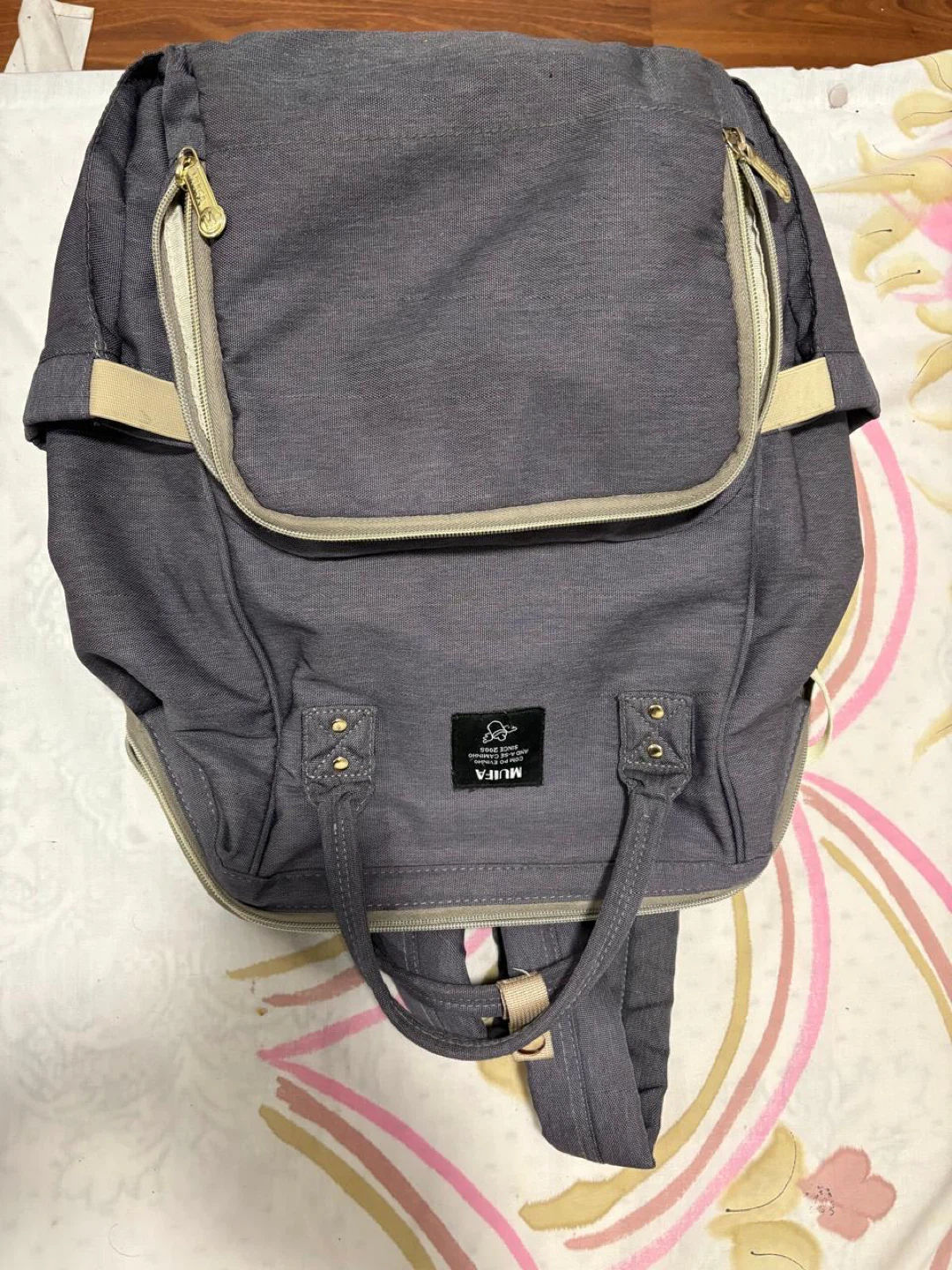 MUIFA Grey Diaper Backpack - photo 2