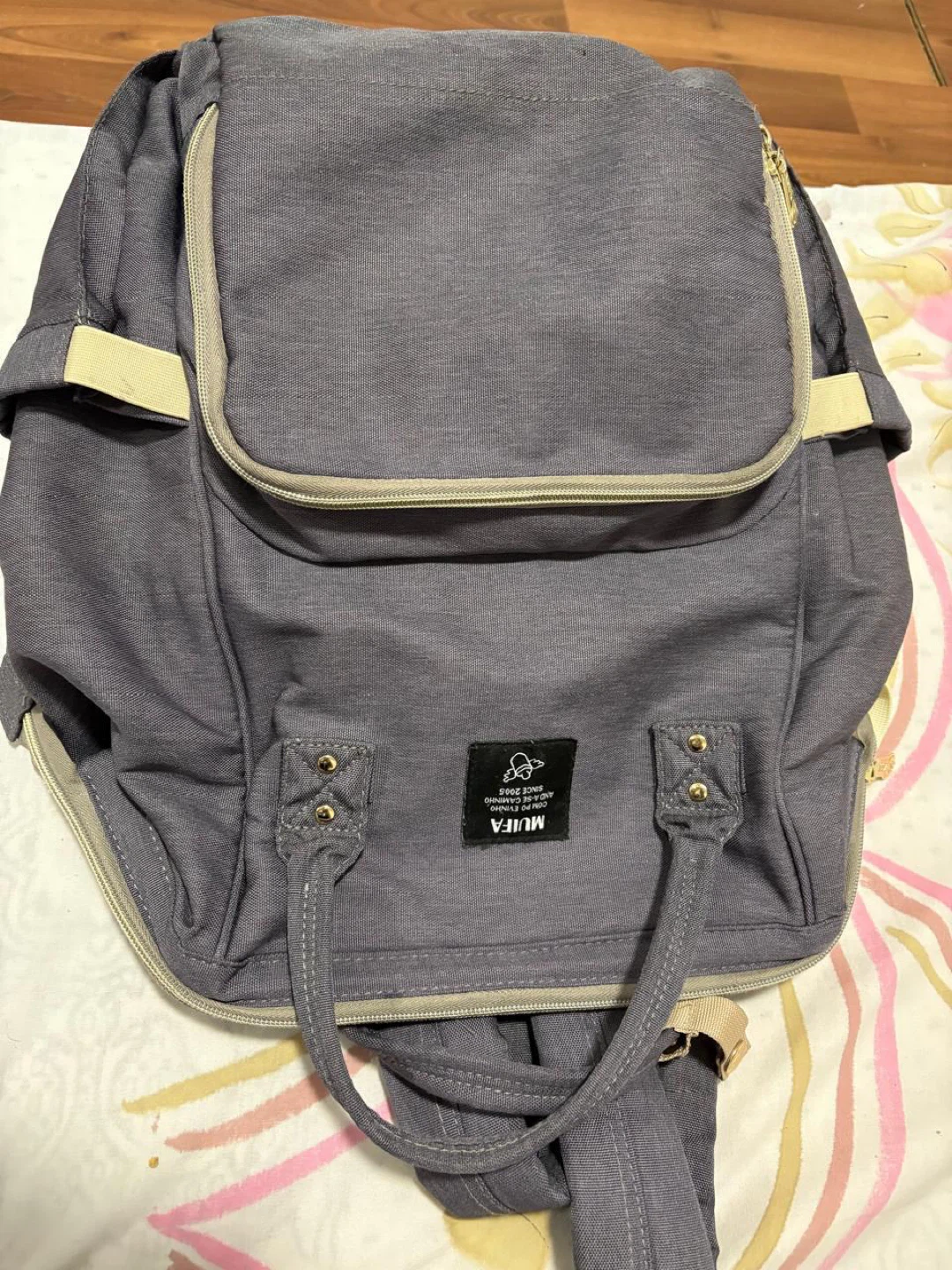 MUIFA Grey Diaper Backpack - photo 5