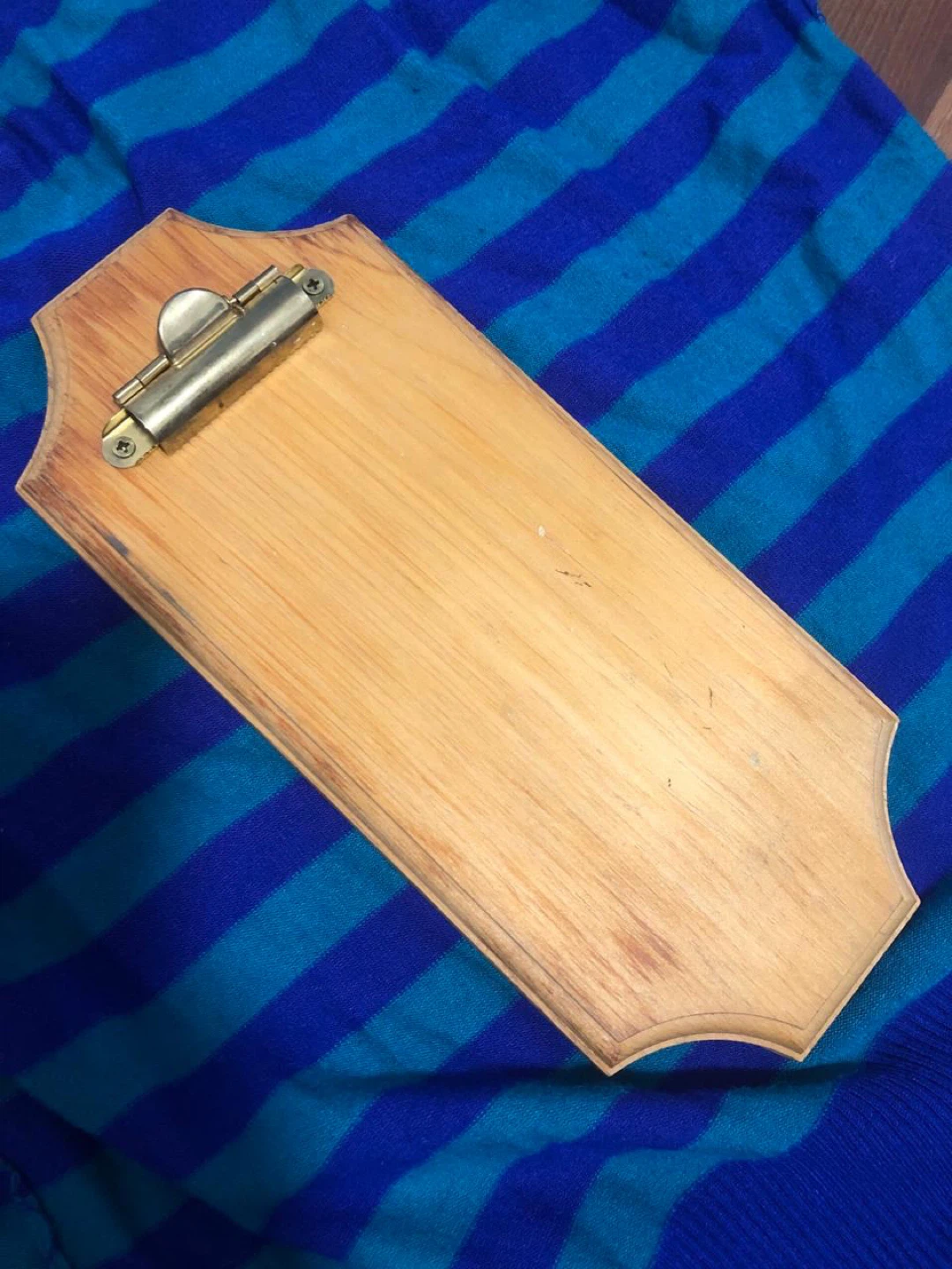Wooden Clipboard with Metal Clip
