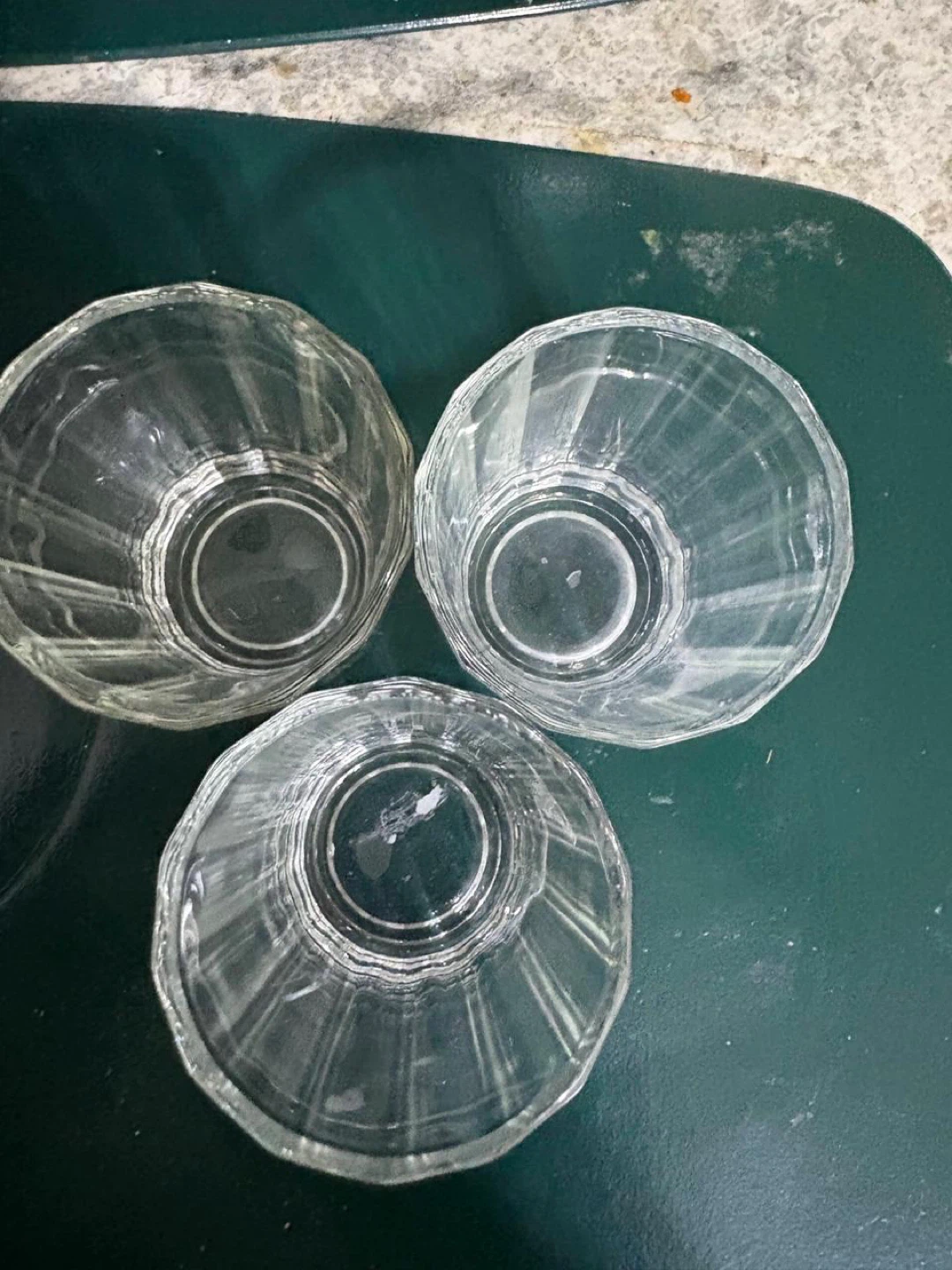 Set of 3 Clear Glass Tumblers - photo 2