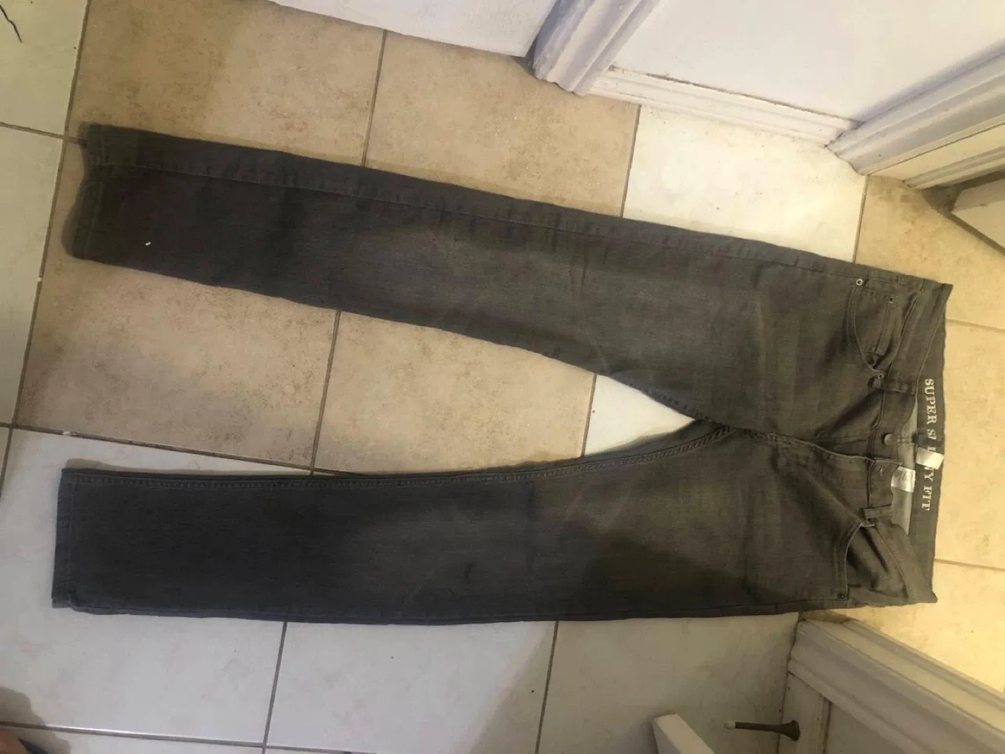 H&M Divided Super Skinny Fit Jeans - Grey - Size 36