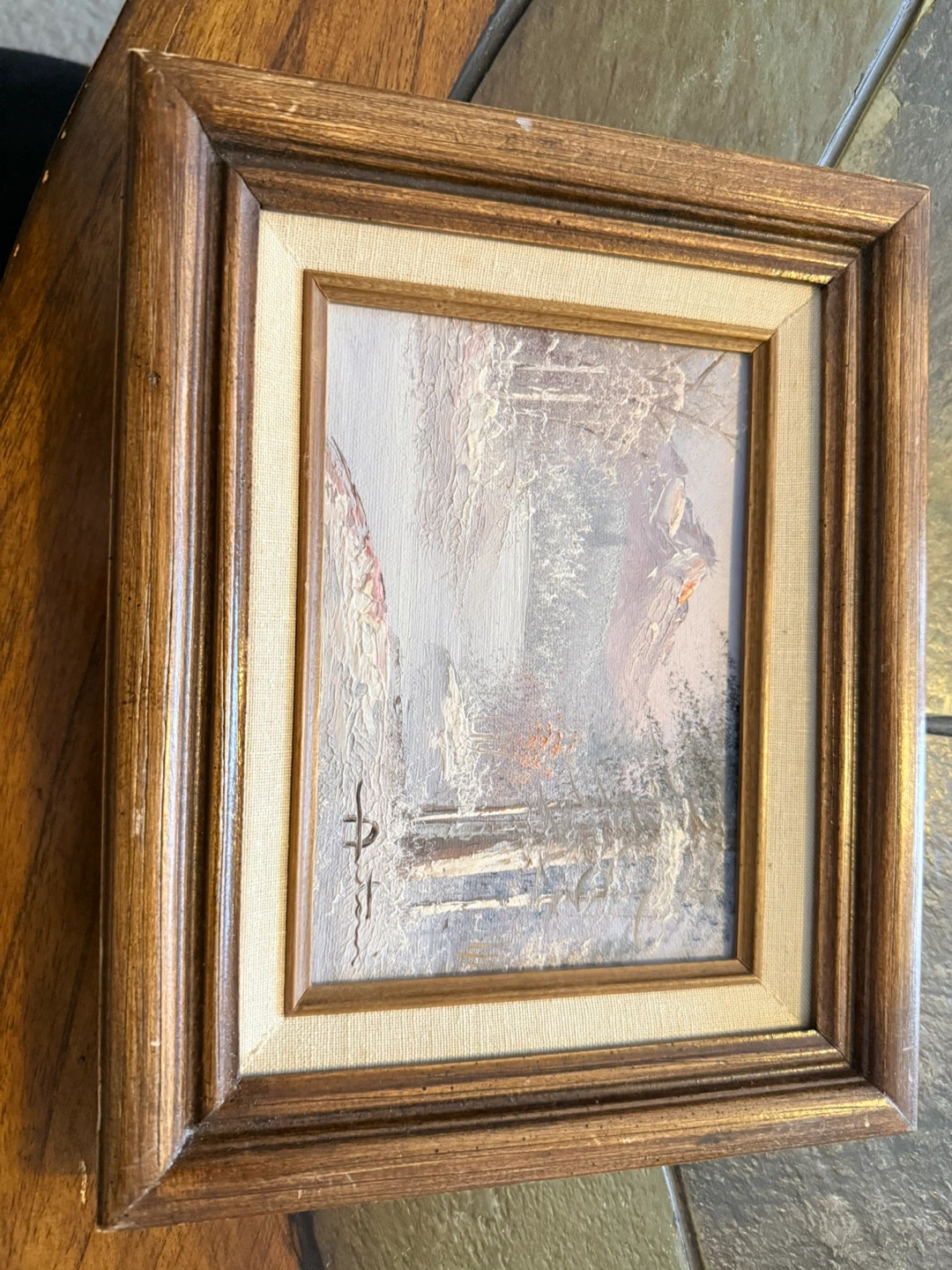 VTG Framed Oil Painting