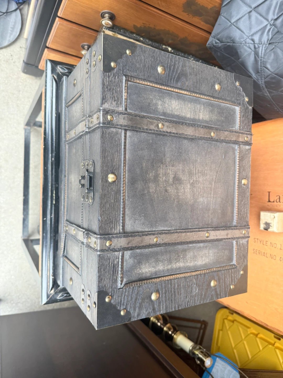 Decorative Vintage Style Storage Trunk - photo 2